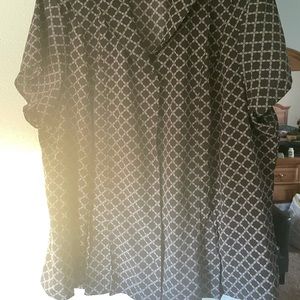 Croft & barrow short sleeve patterned button up